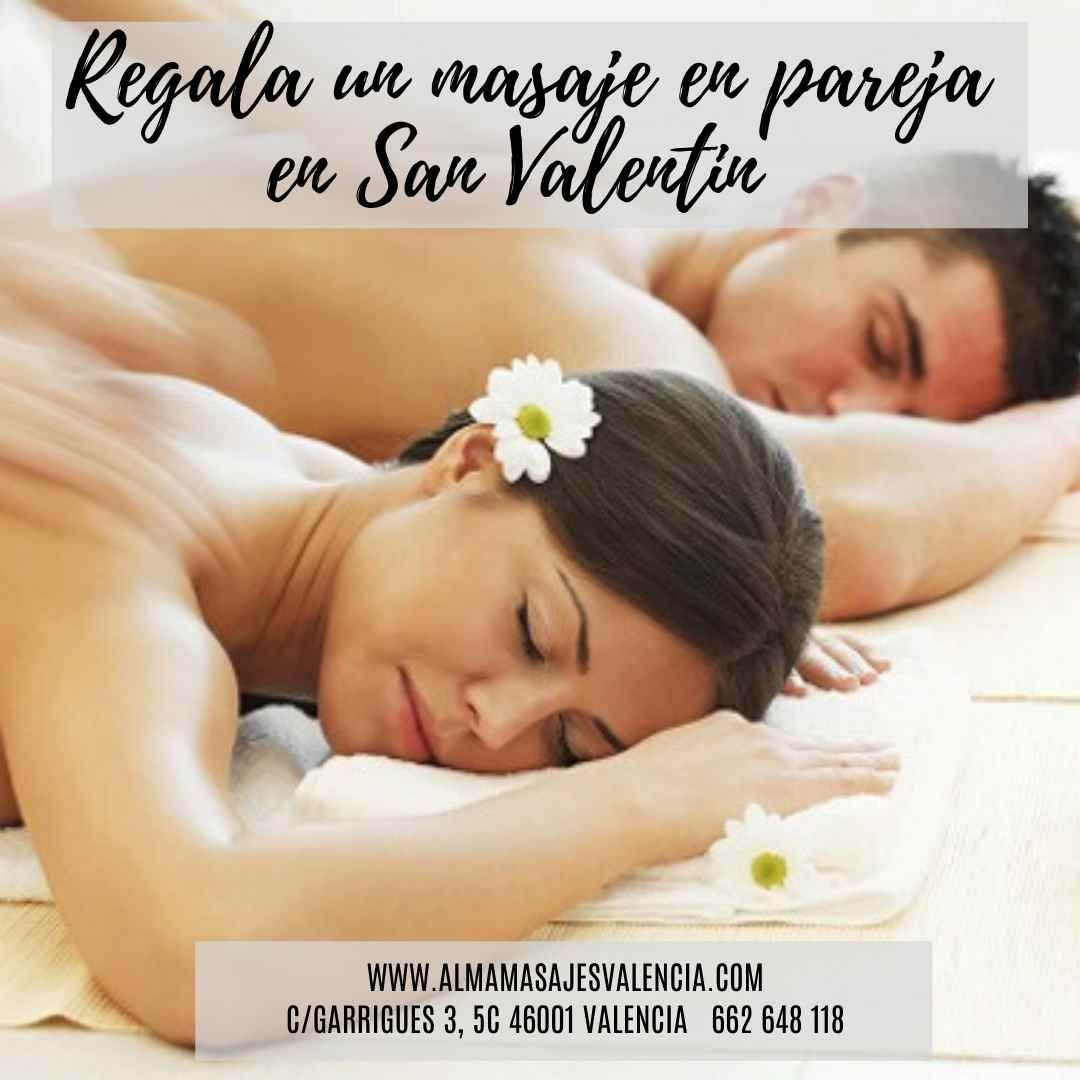 regalar un masaje en pareja el 14 de febrero