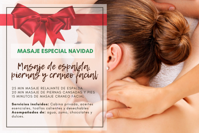 Regalar un masaje en navidad y reyes