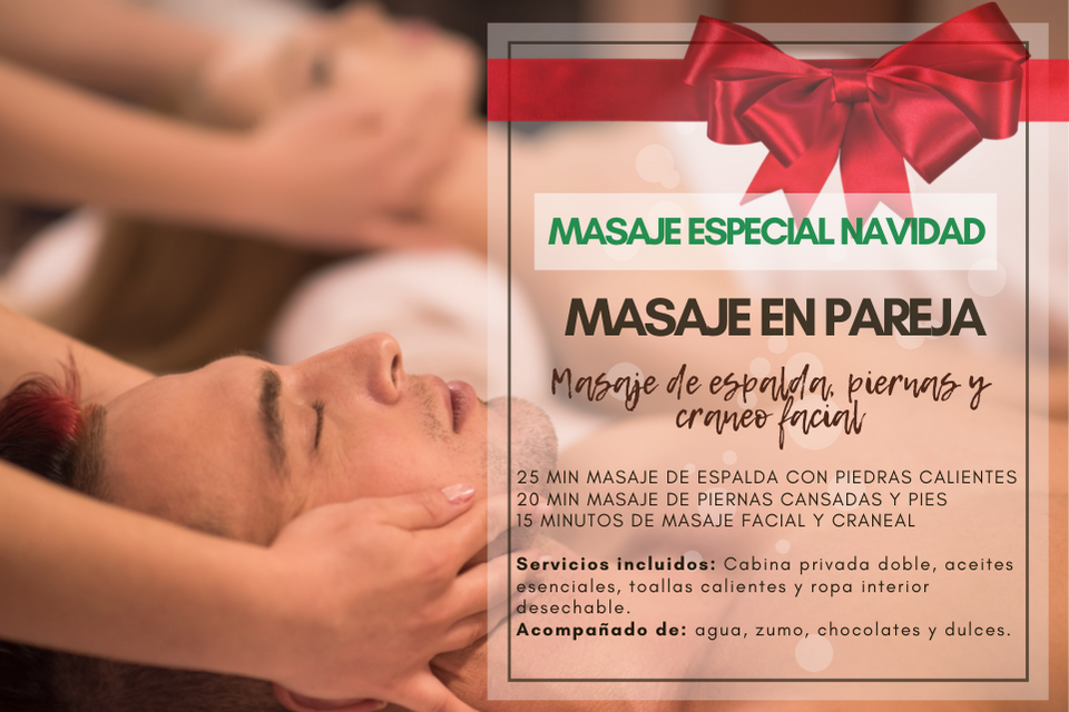 REGALAR UN MASAJE EN NAVIDAD Y REYES