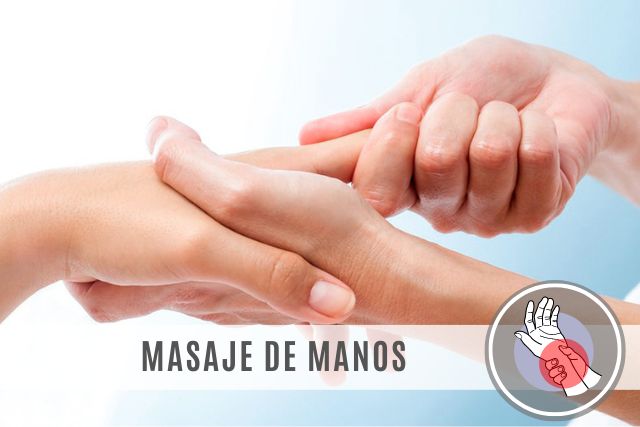 Masaje en las manos para aliviar dolores. Masaje de manos y brazos en Valencia.