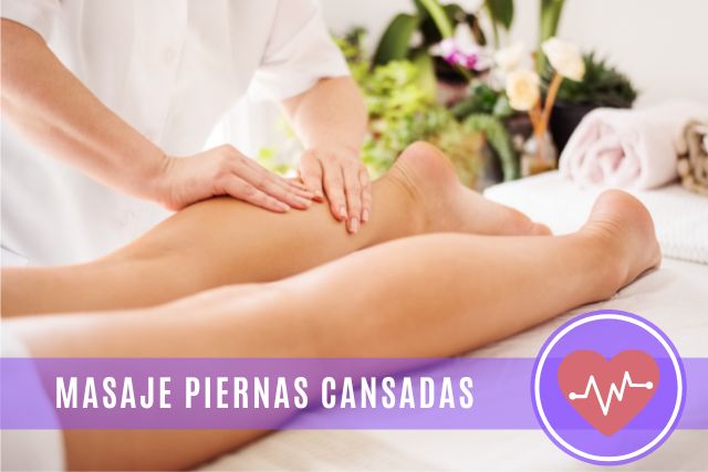 Piernas cansadas o hinchadas. Masajes Circulatorios y Vendas Frías.