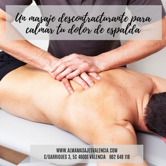 Masaje descontracturante de piernas y espalda: qué es y para qué